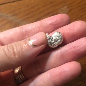 Sea shell stopper bead for Brighton charm bracelet